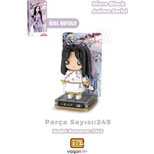 Vagonlife Loz Micro Anime Serisi 1343 Modeli 249 Parça Dekoratif Oyuncak Yapım Seti Yapı Blok FFLZ-1343
