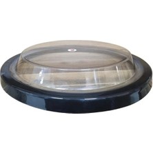 Universal Patates Soyma Makinası Üst Kapak Şeffaf ÇAP:41CM (Kalın Kenar)