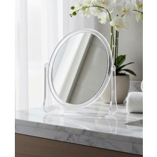 Gaman Yeni Model Şeffaf Renkli 360° Açısı Ayarlanabilir Masaüstü Ayna - Banyo Aynası - Makyaj Aynası