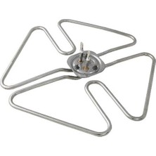 Balçık Semaver Rezistansı Kelebek 2750W 28*28 cm 6,5 mm Cr-Ni