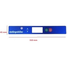 Bym Öztiryakiler Logolu 500 Tbk Dijital Ekran Etiketi (310*45 Mm)