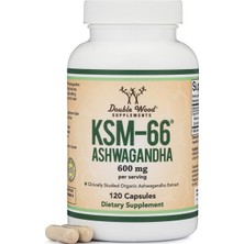 Double Wood Ksm 66 600MG 120 Capsules