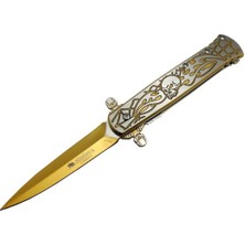 Haps Bugs Cravus Sibirya Kurukafa Gold Çakı S-2079A 22 cm