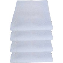 Mira Home 4 Lü Ayak İzli Banyo Paspas 100 Pamuklu 48x72 cm Standart Çok Renkli Ek Özellikler