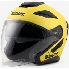 Blauer Jj-01 Mat Sarı Motosiklet Kaskı L Beden