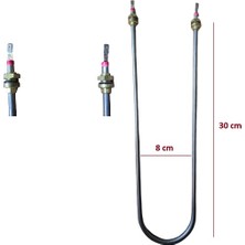 Universal U Tipi Düz 1000W 30CM Benmari Rezistansı