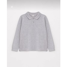 Dıgıl Kids Çocuk Polo Yaka Okul T-Shirt Uzun Kol