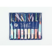 Liva Craft 9'lu Tığ Seti - Sulu Boya Desenli