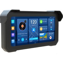 Hasyılmaz Carplay ve Android Auto Motosiklet Multimedya Ekranı 6inç