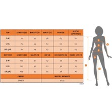 Barış Beauty Kadın Uzun Kollu Asimetrik Detaylı Salaş Sandy Bluz ve Pantolon Ikili Takım