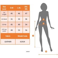 Barış Beauty Kadın Yüksek Belli Yandan Çivili Mini Deri Etek