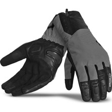 Bela Explorer Winter Wp Su Geçirmez Kışlık Motosiklet Eldiveni L Beden (Siyah/gri)