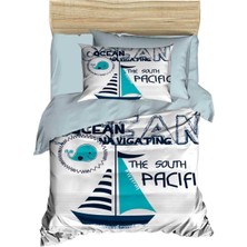 Mira Home Dijital Baskılı 3D Pamuklu Yenidoğan Bebek Nevresim Takımı South Pasific