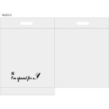 Birikim Ambalaj El Geçmeli Buzlu Seffaf Bantli Kargo Poşeti 35X45+5 cm 50 Adet Kalın 10 Mikron E-Ticaret Poşeti