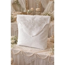 Dilex Kadife Çeyiz Krem Gelin Damat Söz Düğün Nişan Zarf Bohça