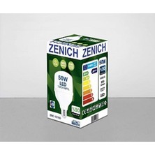 Zenich LED Ampul 50W – Yüksek Işık Gücü, Enerji Tasarruflu Beyaz Işık