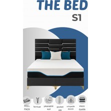 Meg'a Bedding Bed S1 Torba Yaylı Yatak Fermuarlı Yatak Yıkanabilir Kılıflı Yatak Ortopedik Visco Yatak Antibakteriyel Yatak