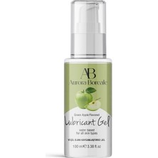 Aurora Boreale Yeşil Elma Aromalı Kayganlaştırıcı Jel 100 ml