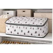 Dilex Hurç  Büyük Battal Boy Yorgan Hurcu Taşınma Hurcu Beyaz Istanbul Tema Hurç