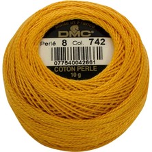 Dmc Koton Perle  8 Numara 742