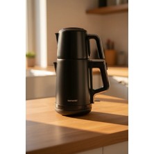 Bernardo Riva Çelik Çay Makinesi Siyah