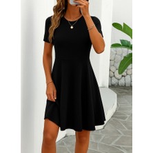 Barış Beauty Kadın Kısa Kollu Kiloş Ithal Krep Elbise