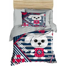 Mira Home Yenidoğan Erkek Bebek Nevresim Takımı %100 Pamuklu Sailor