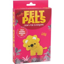 Hello Crafts Keçe Arkadaşlar Dikiş Kiti Aslan 9.5 cm