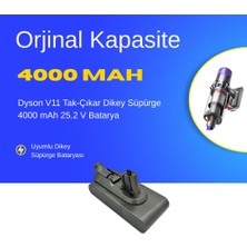 Ümit Maker Dyson V11 Tak-Çıkar Süpürge Batarya – Yüksek Kapasiteli, Güçlü ve Dayanıklı Yedek Pil | Uzun Ömürlü Li-ion Batarya 