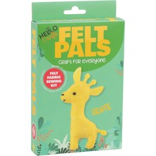 Hello Crafts Keçe Arkadaşlar Dikiş Kiti Zürafa 14 cm