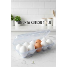 Calvera 10'lu Yumurta Saklama Kutusu Kapaklı Buzdolabı Içi Düzenleyici Yumurtalık