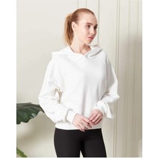 Divin -Kadın Sweatshırt Oversize Kesim Pamuklu Kumaş