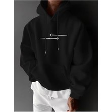 Divin Erkek Baskılı Sh Sweatshırt 3iplik Kaliteli Kumaş Oversize Kesim