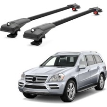 Cross Oto Aksesuarları Mercedes Gl X164 Suv 2006–2012 Için Ara Atkı Tavan Barı , Araca Özel , Kilitlenebilir Araç Üstü Ekipman Taşıma Barı (2 Adet)