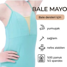 Kız Çocuk ve Yetişkin Bale Dans Jimnastik Mayo – Doğal Kumaş Pamuklu, Esnek ve Rahat Dans Kıyafeti