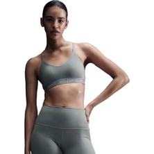 Nike Indy Light-Support Padded Adjustable Training Sports Yeşil Kadın Spor Sütyeni FD1062-320