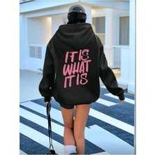 Divin Kadın Baskılı Sweatshırt Kaliteli Kumaş Oversize Kesim