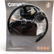 Camero Banyo Aksesuar Seti Siyah – Havluluk, Tuvalet Kağıtlığı ve Askılık Seti, Duvara Monte Modern Banyo Seti