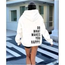 Divin Kadın Baskılı Sweatshırt Kaliteli Kumaş Oversize Kesim