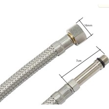 Damlasu Batarya Flexi Bağlantı Hortumu Örgülü Flex 50 cm