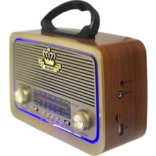 Cesicey Harvox Nostaljik Radyo Fenerli Bluetoothlu Mp3 Çalar Müzik Kutusu