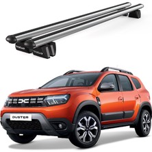 Today Auto Pençe Dacia DUSTER(2018 ve Sonrası) Uyumlu Gri Ara Atkı Port Bagaj Tavan Barı