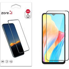 Ceponya Oppo A38 Ekran Koruyucu Ekranı Tam Kaplayan Kenarları Kırılmaya Dayanıklı Cam Koruyucu