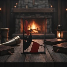 Riva Self Kratos Silüet Masaüstü Aksesuarı - Gamer Odası Özel Tasarım Dekoratif Obje