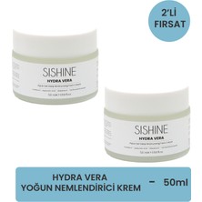 Sis Shine Cosmetic Yoğun Nemlendirici Onarıcı Bakım Kremi - Hydra Vera - 2 Adet