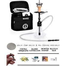 Dr Karam Hookah Mars Çantalı Nargile Seti Tam Takım Set Her Şey Içinde!