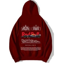 Divin Unisex Oversize Red Bull RB19 Hoodie