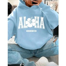 Divin Aloha Günlük Oversize Sweatshirt