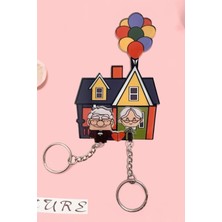 Güzelyüz Avm Yukarı Bak Anahtarlık - Çift Anahtarlığı - Duvar Dekorasyon Anahtarlık Askısı Güçlü Yapışkanlı