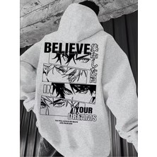 Divin Erkek Baskılı Mn Sweatshırt 3iplik Kaliteli Kumaş Oversize Kesim